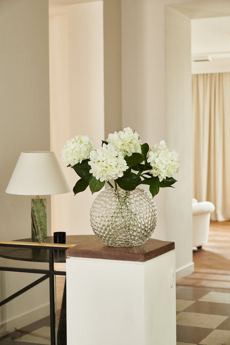 Hortensia konstgjord blomma 65 cm vit