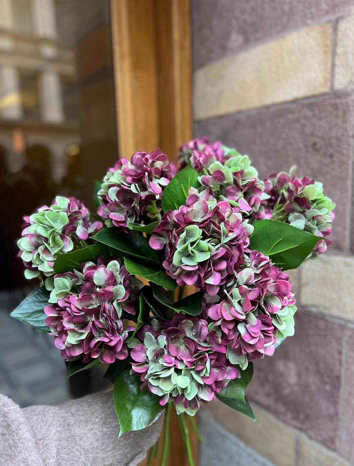 Hortensia 65 cm, Röd