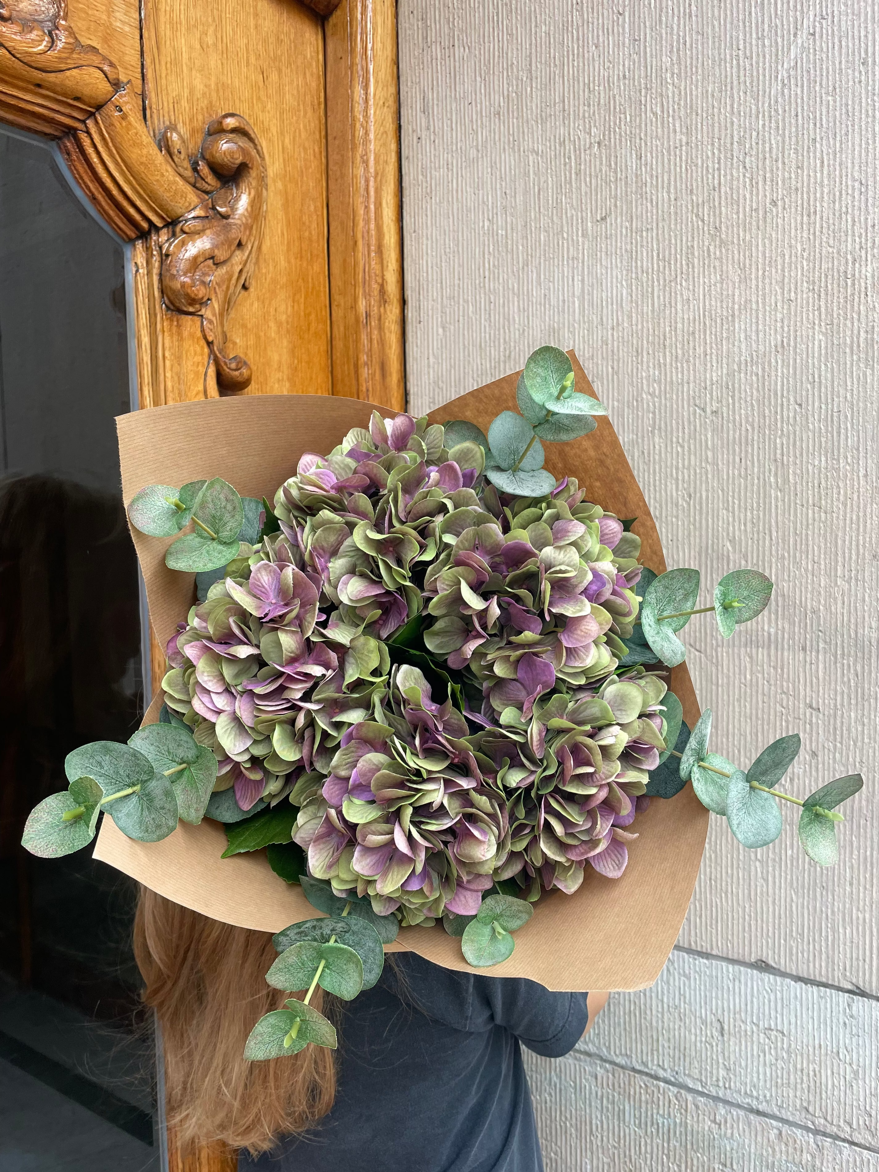 Hortensiabukett stor, Lila