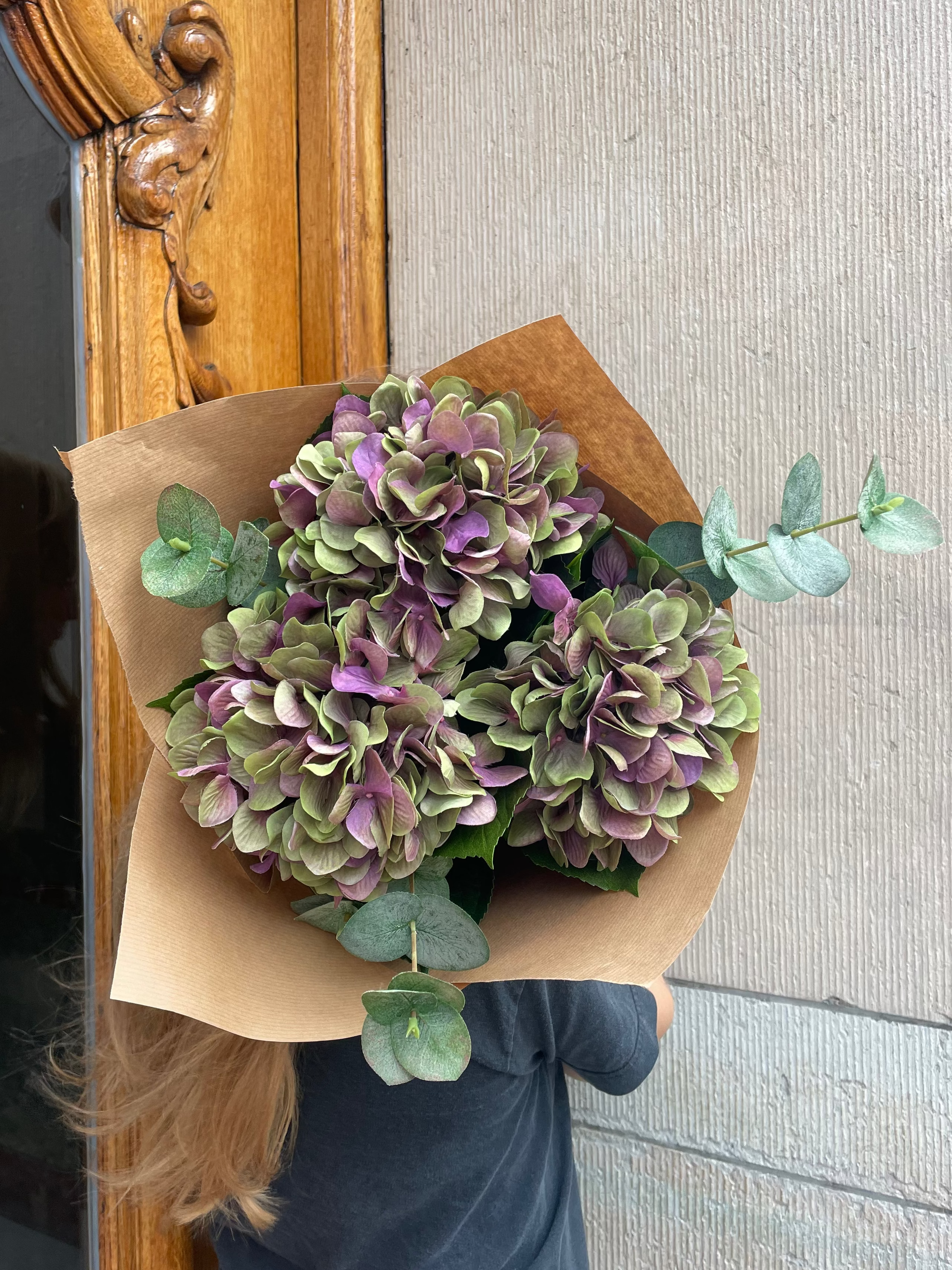 Hortensiabukett liten, Lila