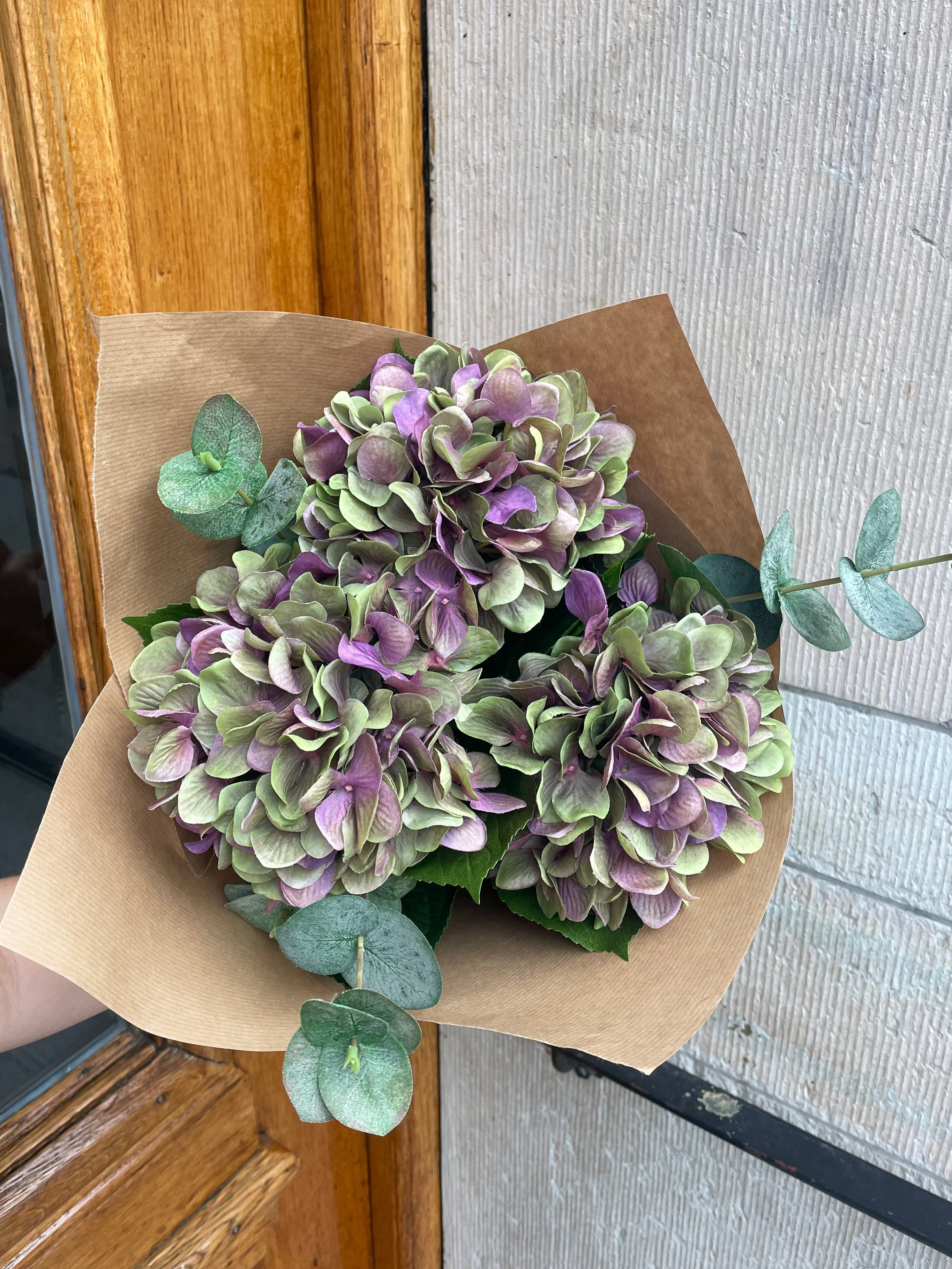Hortensiabukett liten, Lila