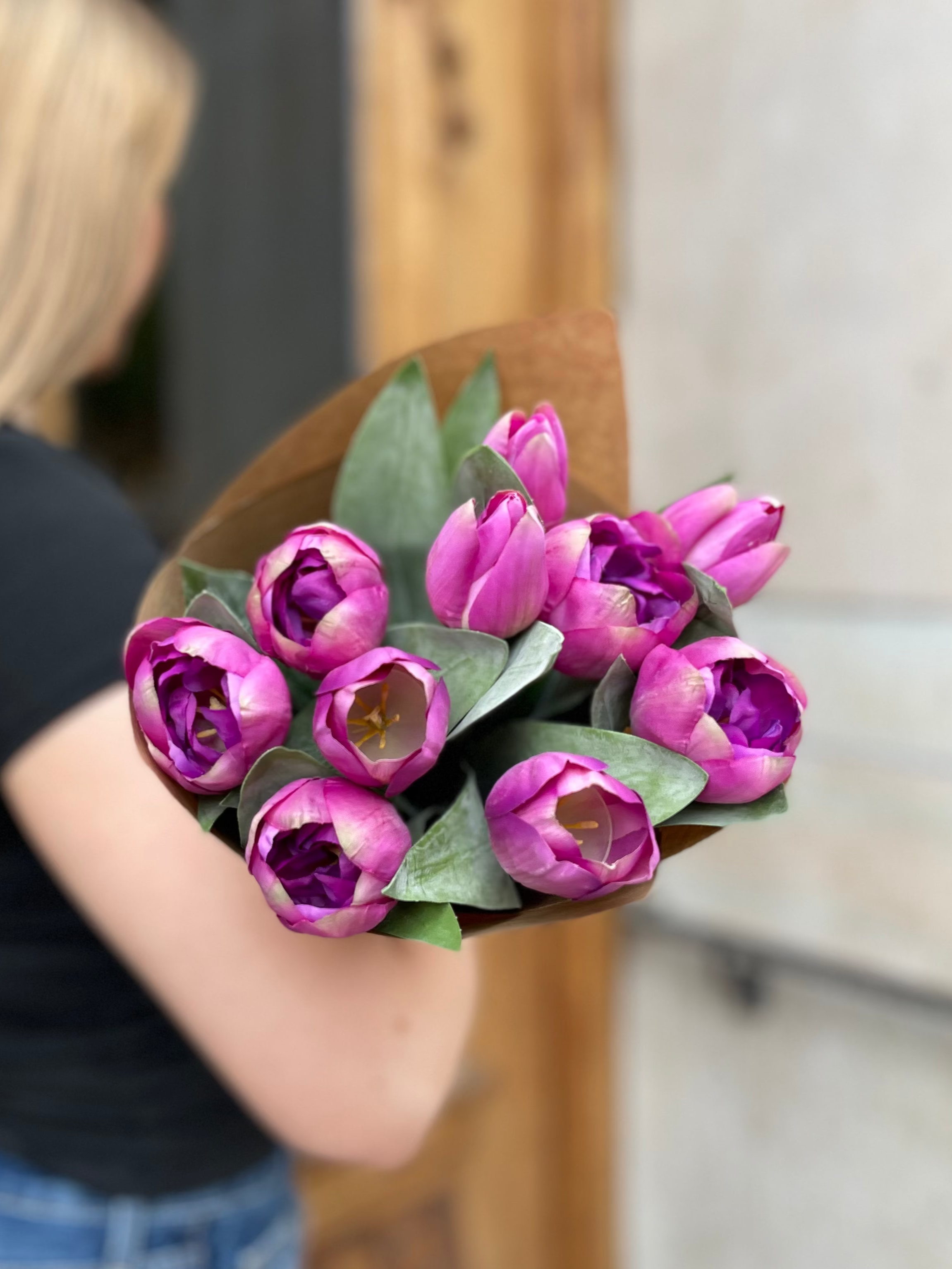 Tulpan 36 cm, Rosa-lila